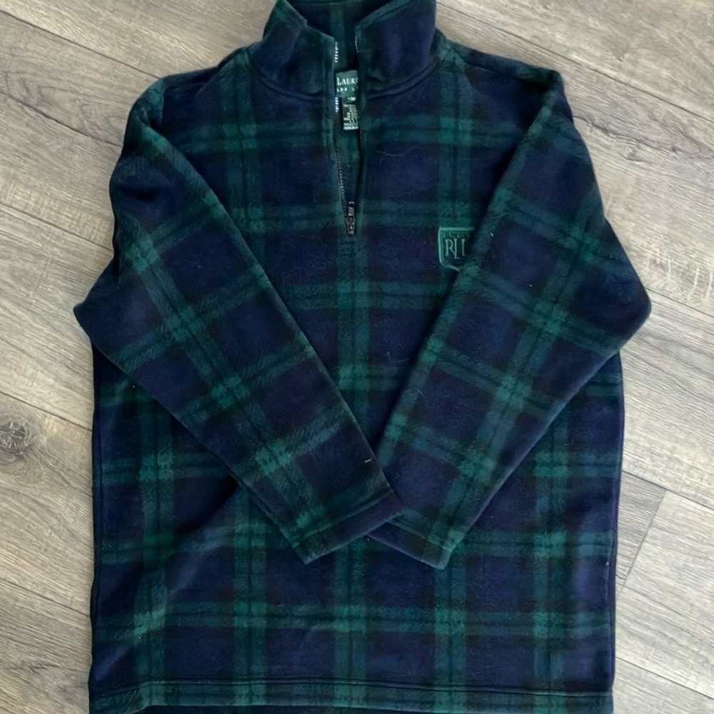 Ralph Lauren very Oversized Quarter Zip Up Pullover Size Medium